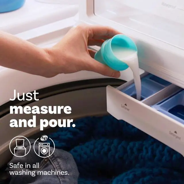 Alt view image 7 of 7 - ICUTE-Downy Liquid Laundry Fabric Softener and Conditioner, Cool Cotton Scent, 44 fl oz, 60 Loads