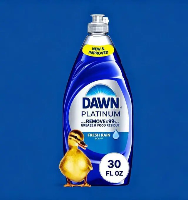 Main image of ICUTE-Dawn Platinum Dish Soap, Dishwashing Soap, Fresh Rain, 30 fl oz