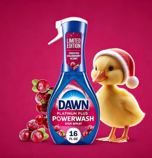Main image of Dawn Powerwash Spray, Dish Soap, Dishwashing Liquid, Cranberry Scent, 1 Starter Kit, 16 fl oz