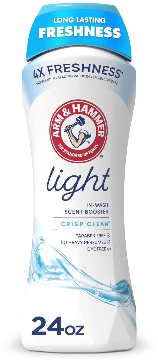 Main image of ICUTE-ARM & HAMMER Light In-Wash Scent Booster, Laundry Scent Booster Crisp Clean scent, 24 Oz