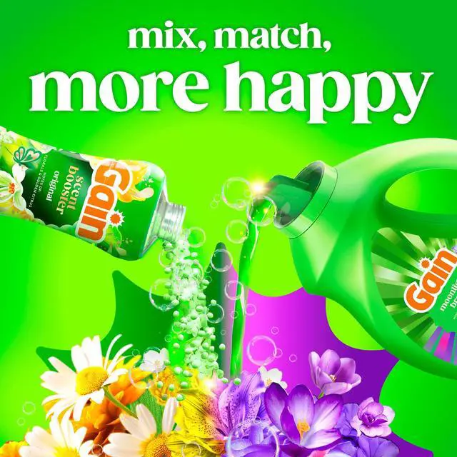 Alt view image 5 of 6 - ICUTE-Gain Laundry Detergent Liquid, Now with Odor Defense, Moonlight Breeze Scent, 39 fl oz, 29 Loads