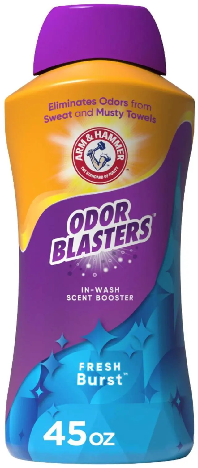 Main image of ICUTE-ARM & HAMMER Odor Blasters Laundry Scent Booster, Scent Beads Alternative, Fresh Burst Scent, 45 Oz