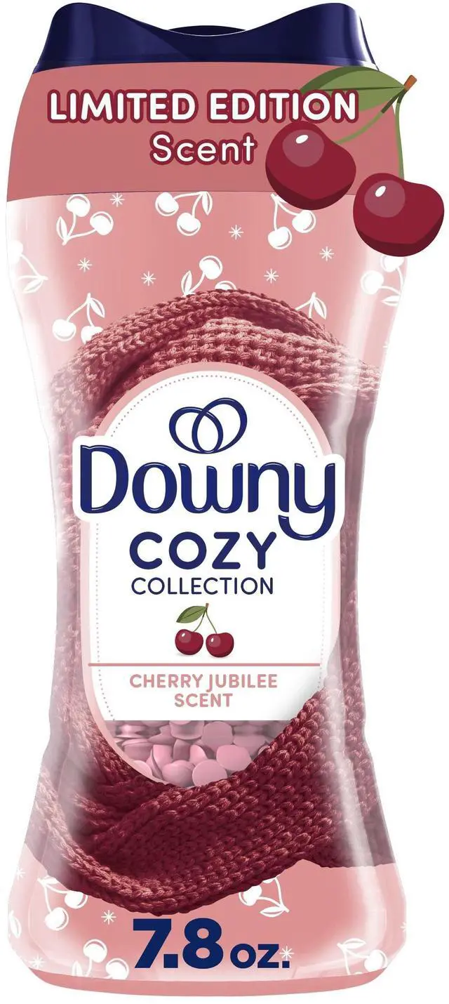 Main image of ICUTE-Downy Cozy Collection In-Wash Laundry Scent Booster Beads, Cherry Jubilee Scent, 7.8 oz