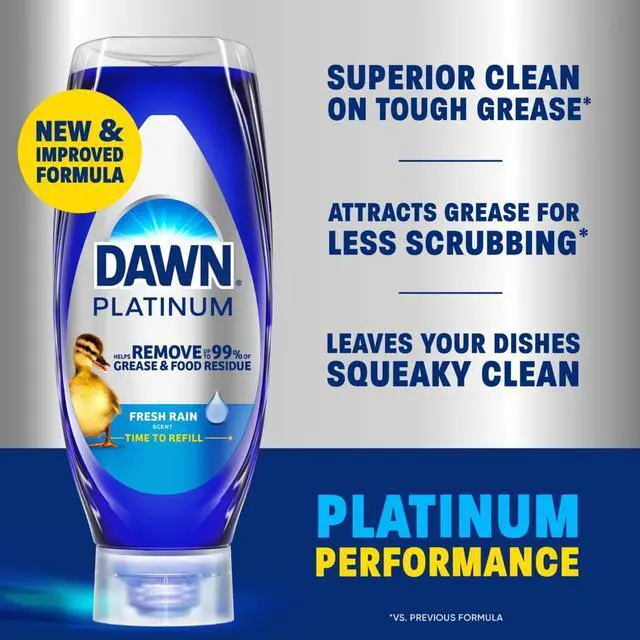 Alt view image 3 of 4 - ICUTE-Dawn Platinum EZ Squueze Dish Soap Fresh Rain,