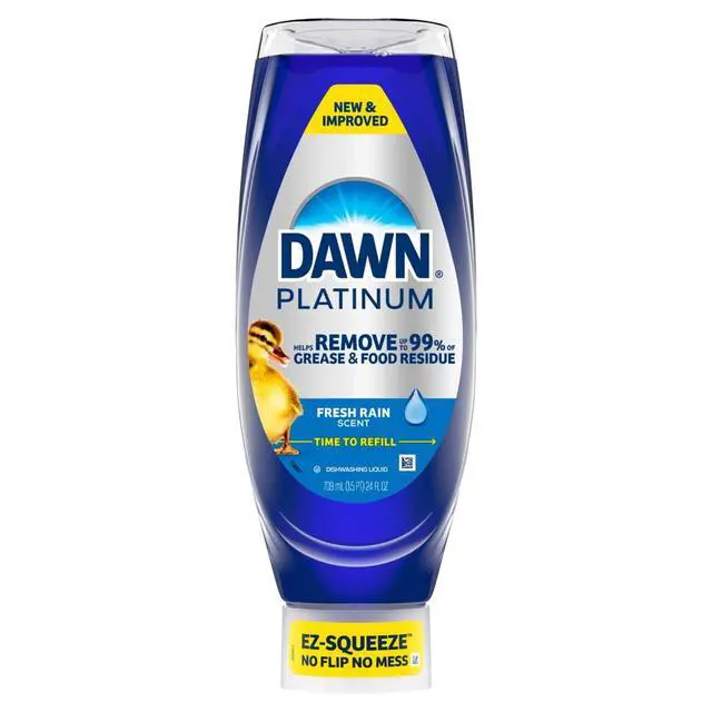 Alt view image 4 of 4 - ICUTE-Dawn Platinum EZ Squueze Dish Soap Fresh Rain,