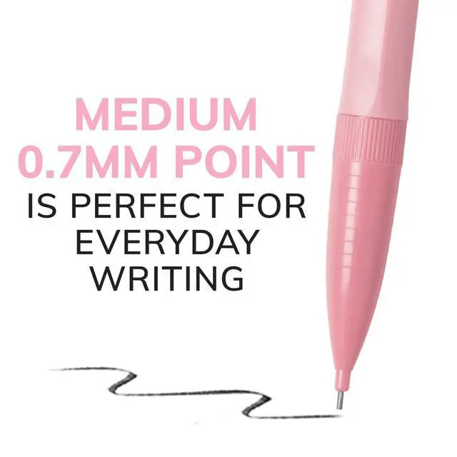 Alt view image 5 of 5 - ICUTE-BIC Xtra Smooth Pastel Mechanical Pencils, No. 2, Back to School, 0.7 mm, 24-Count