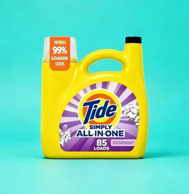 Main image of ICUTE-Tide Simply Liquid Laundry Detergent, Clean & Fresh, Berry Blossom Scent, 85 Loads, 107 fl oz