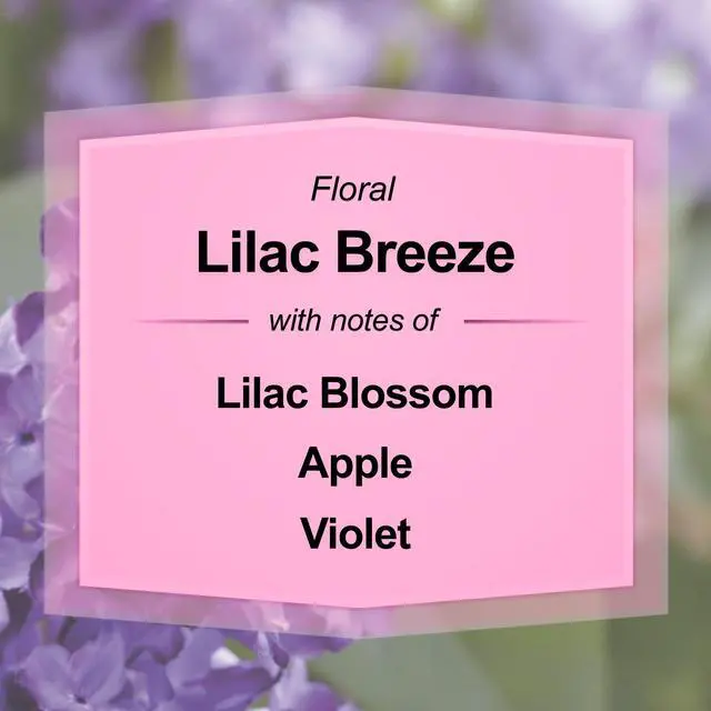 Alt view image 4 of 6 - ICUTE-Mainstays Lilac Breeze Scented Single-Wick Large Glass Jar Candle, 20 oz