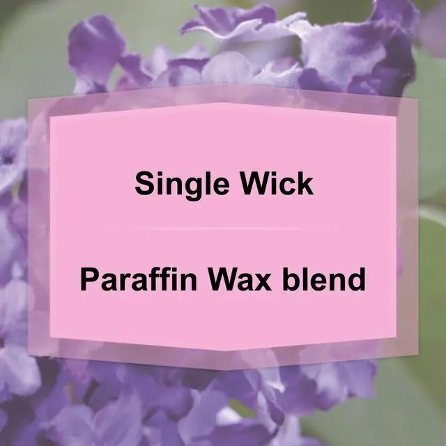 Alt view image 5 of 6 - ICUTE-Mainstays Lilac Breeze Scented Single-Wick Large Glass Jar Candle, 20 oz