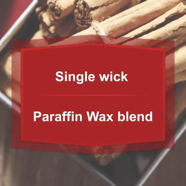 Alt view image 2 of 6 - ICUTE-Mainstays Single-Wick Scented Glass Jar Candle, Cinnamon, 20oz.