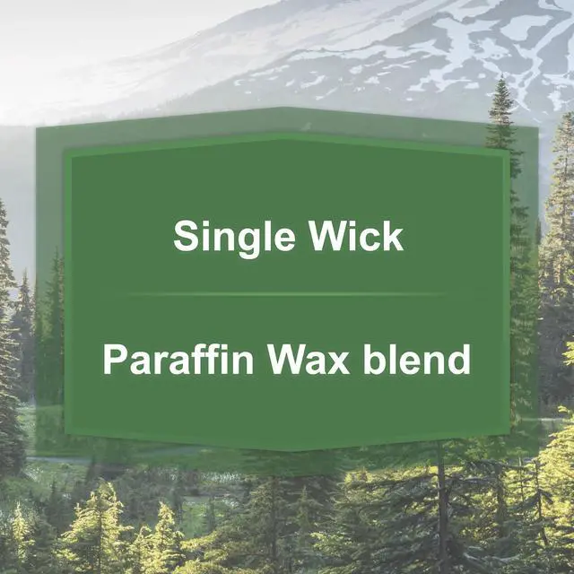Alt view image 4 of 6 - ICUTE-Mainstays Alpine Forest Single-Wick Scented Glass Jar Candle, 20 oz