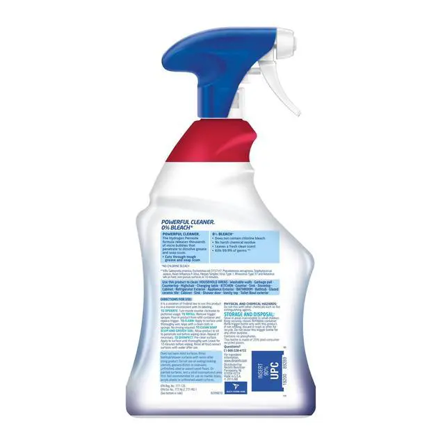 Alt view image 2 of 5 - ICUTE-Lysol Bleach Free Hydrogen Peroxide Multi-Purpose Cleaner, Citrus 32 fl oz