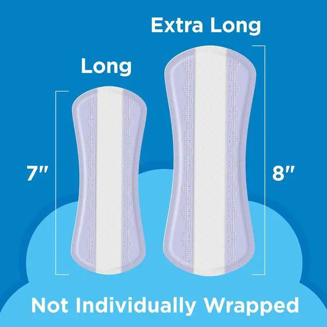 Alt view image 4 of 7 - ICUTE-Equate Extra Protection Everyday Panty Liners, Extra Long Length, 68 Count