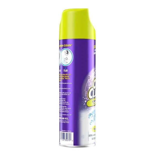Alt view image 6 of 6 - ICUTE-OxiClean Foam-Tastic Foaming Bathroom Cleaner, Removes Soap Scum, Grime & Stains, Fresh Scent, 19 oz