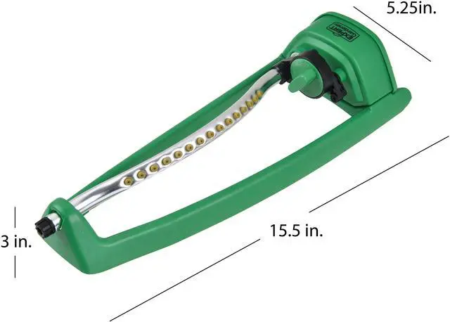 Alt view image 7 of 7 - ICUTE-Expert Gardener 3000 Sq ft Oscillating Lawn Sprinkler