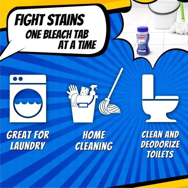 Alt view image 2 of 6 - ICUTE- Ultra-Concentrated Bleach Tablets Powerful Stain-Fighting & Whitening Laundry & Home Cleaning, 32 count, Lavender