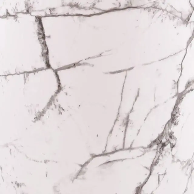 Alt view image 6 of 6 - ICUTE-Mainstays 5 gal Open-Top Bathroom Trash Can, Plastic Garbage Bin, White Marble