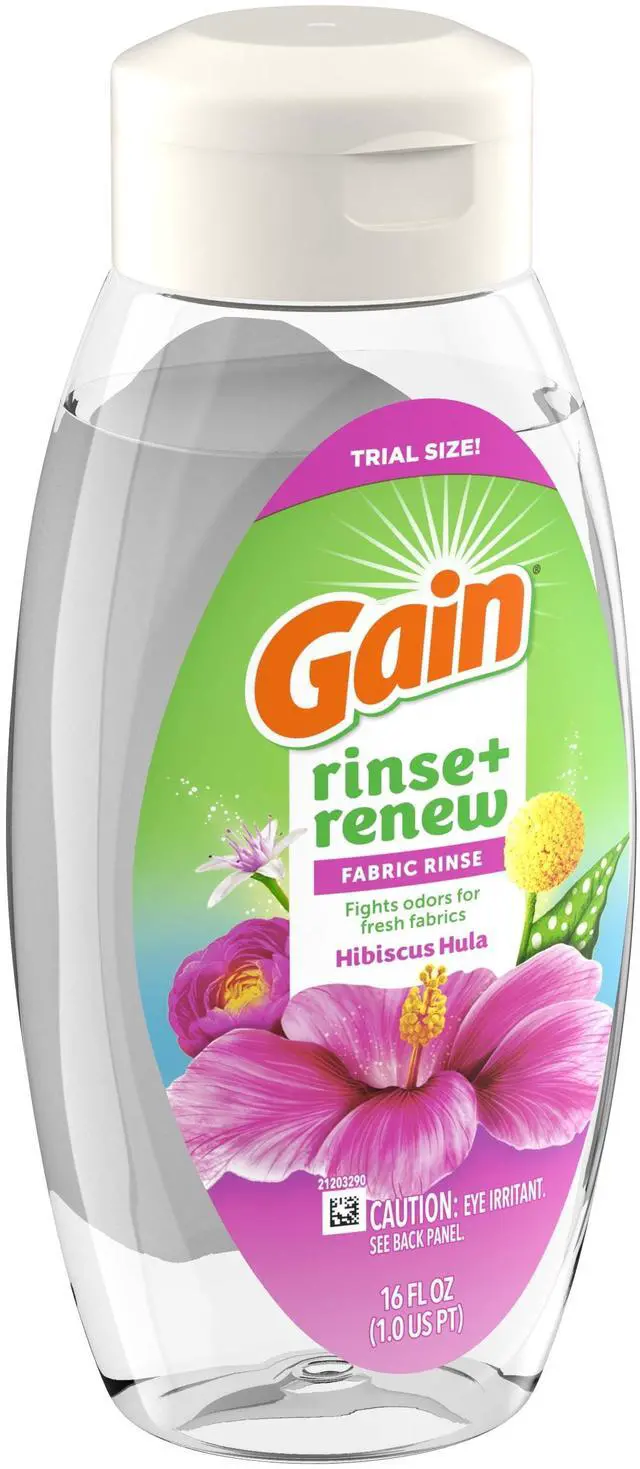 Alt view image 6 of 7 - ICUTE-Gain Rinse and Fabric Rinse, Odor Eliminating, Hibiscus Hula, 16 fl oz