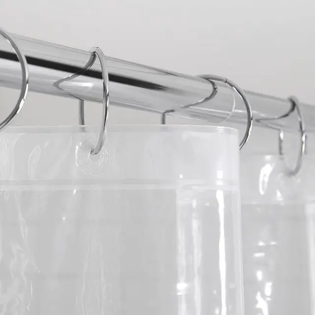 Alt view image 4 of 7 - ICUTE-Mainstays Light Weight PEVA Shower Liner, 70 in x 71 in, Clear