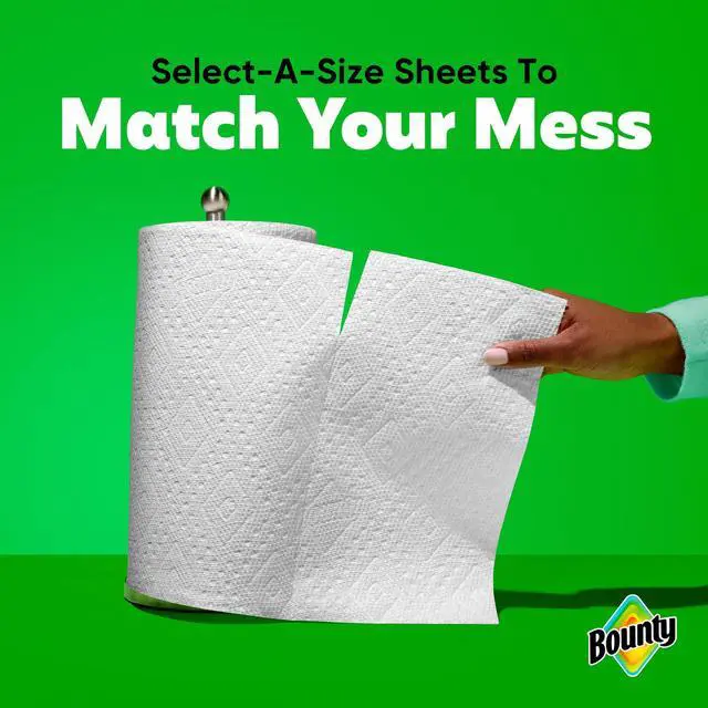 Alt view image 3 of 7 - ICUTE-Bounty Paper Towels Select-A-Size Print, 2 Triple Rolls, 123 Sheets per Roll