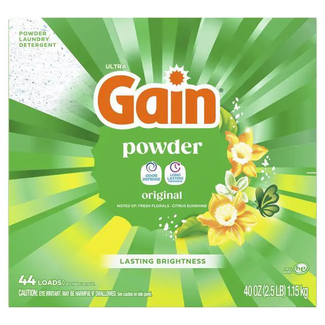 Alt view image 6 of 7 - ICUTE-Gain Powder Laundry Detergent, Original Scent, 40 oz, 44 Loads