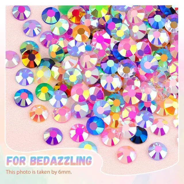 Alt view image 7 of 7 - BELLEBOOST 35000Pcs Jelly Rhinestones Bedazzling Kit with B7000 Jewelry Glue, 24 Colors 3mm Resin Flatback Gems, Bedazzler Kit for Crafting Bling Book Shoes Diamond Art Nail Decor