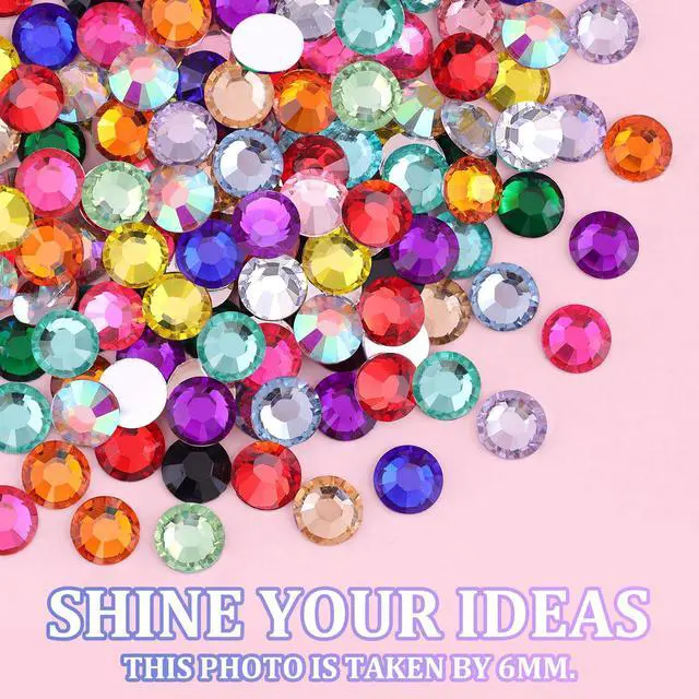 Alt view image 7 of 7 - 24000Pcs Resin Rhinestones for Bedazzling with Tweezers, Multicolor 3mm Rhinestones for Crafting with B7000 Jewelry Glue for DIY Crafts Clothing Tumblers Shoes Fabric Nail Art