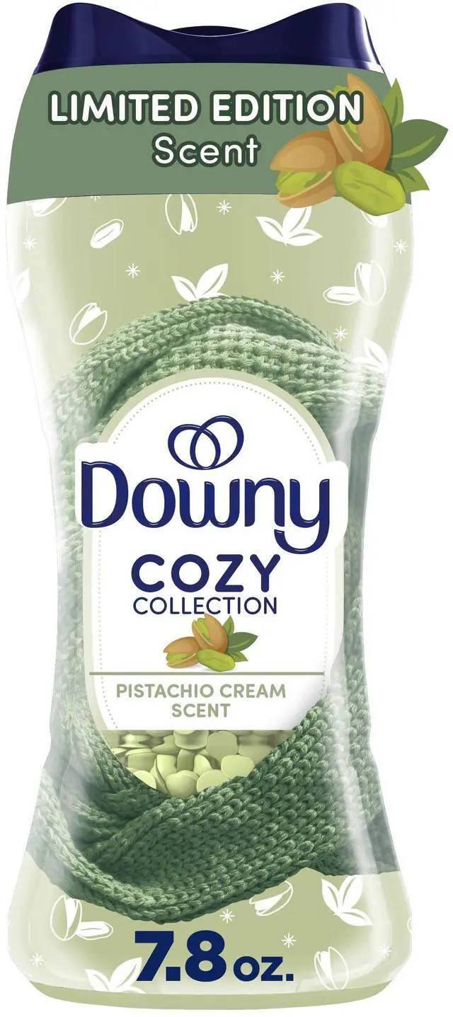 Main image of Downy Cozy Collection In-Wash Laundry Scent Booster Beads, Pistachio Cream Scent, 7.8 oz