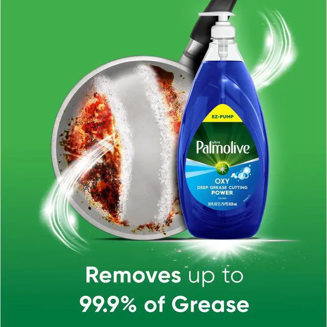 Alt view image 2 of 7 - Palmolive Ultra Oxy Liquid Dish Soap, Deep Grease Cutting, 28 fl oz EZ-Pump Bottle