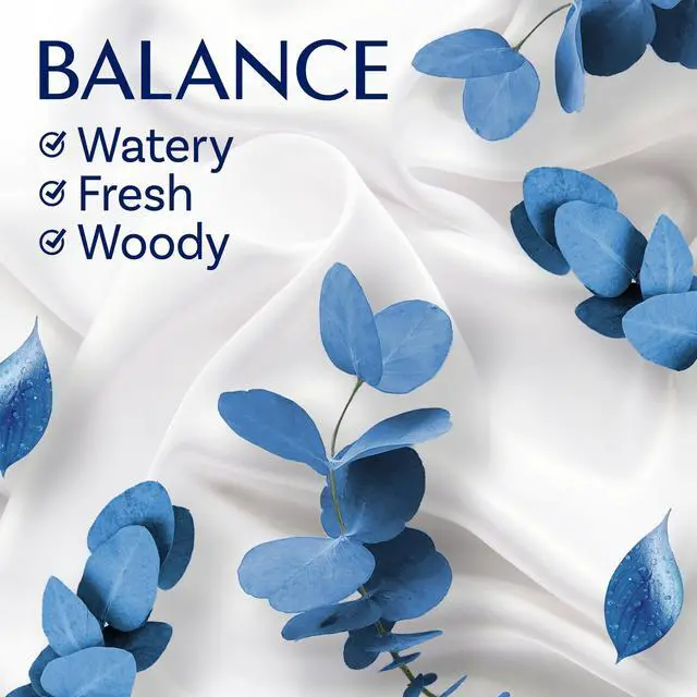 Alt view image 2 of 6 - Downy Fabric Softener Dryer Sheets, Infusions Balance Crisp Rain and Blue Eucalyptus Scent, 80 Mega Dryer Sheets