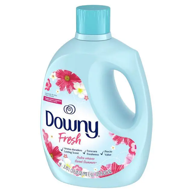 Alt view image 6 of 6 - Downy Fresh Non-Concentrated Liquid Fabric Softener, Sweet Summer Scent, 125 fl oz, 145 Loads
