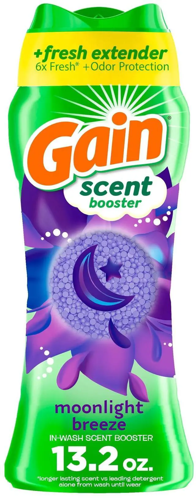 Main image of Gain Laundry Scent Beads, Fireworks In-Wash Scent Booster, Moonlight Breeze Scent, 13.2oz