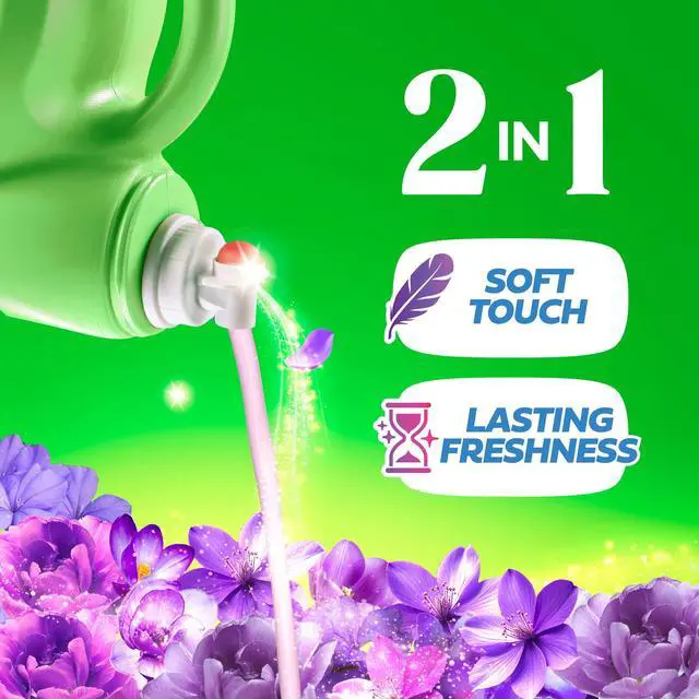 Alt view image 3 of 7 - Gain Liquid Laundry Fabric Softener and Conditioner, Moonlight Breeze Scent, 140 fl oz, 190 Loads