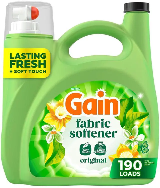 Main image of Gain Liquid Laundry Fabric Softener and Conditioner, Original Scent, 140 fl oz, 190 Loads