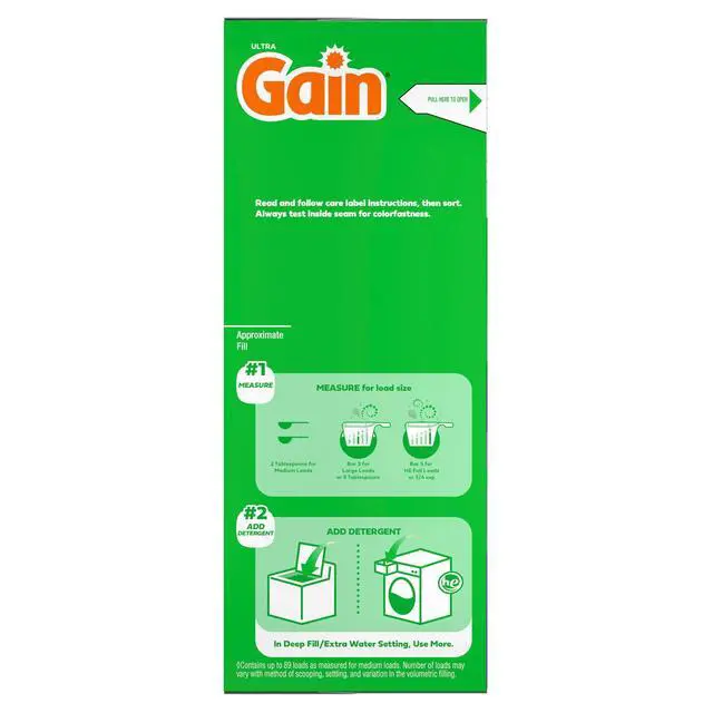 Alt view image 6 of 6 - Gain Powder Laundry Detergent, Moonlight Breeze Scent, 82 oz, 89 Loads