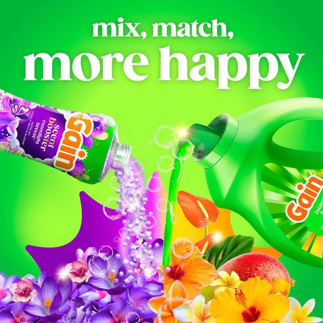 Alt view image 6 of 6 - Gain Laundry Detergent Liquid, Now with Odor Defense, Island Fresh Scent, 81 fl oz, 61 Loads