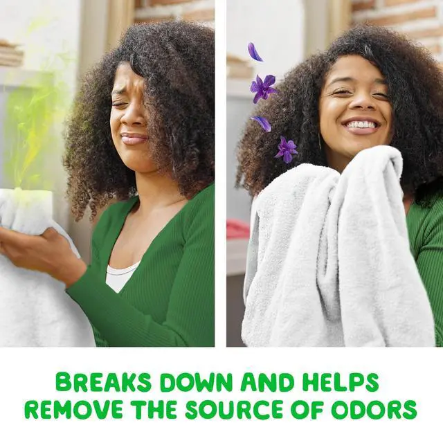 Alt view image 3 of 6 - Gain Rinse and Fabric Softener Rinse, Odor Fighter, Dewdrop Dream, 48 fl oz