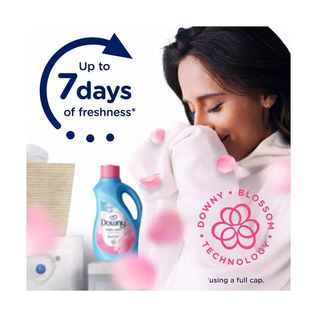 Alt view image 5 of 7 - (2 pack) Downy Liquid Fabric Softener and Conditioner, April Fresh Scent, 44 fl oz, 60 Loads