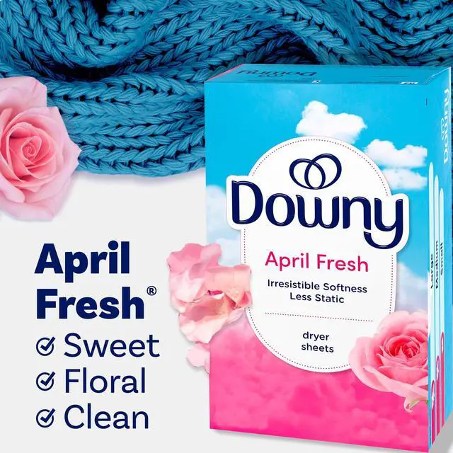 Alt view image 3 of 6 - Downy Fabric Softener Dryer Sheets, April Fresh Scent, 120 Count