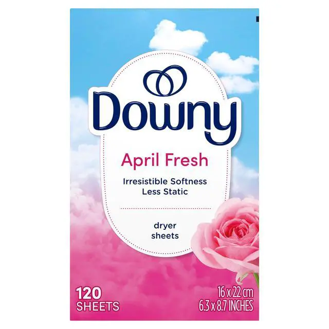 Alt view image 6 of 6 - Downy Fabric Softener Dryer Sheets, April Fresh Scent, 120 Count