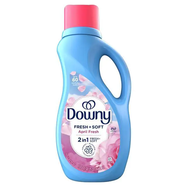Alt view image 6 of 7 - (2 pack) Downy Liquid Fabric Softener and Conditioner, April Fresh Scent, 44 fl oz, 60 Loads