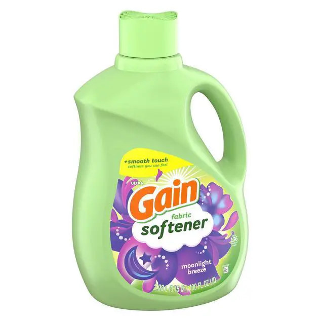 Alt view image 7 of 7 - Gain Laundry Liquid Fabric Softener, Moonlight Breeze Scent, 100 fl oz, 136 Loads