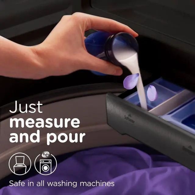 Alt view image 5 of 7 - Downy Ultra Soft Fabric Softener Liquid, Calm, Lavender and Vanilla Bean, 26 fl oz, 39 Loads