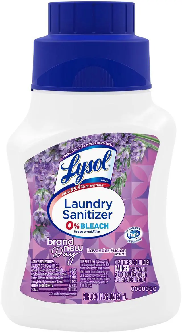 Main image of Laundry Sanitizer Additive, Eliminates Odor Causing Bacteria, Lavender Fusion, 21 oz