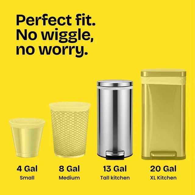 Alt view image 2 of 5 - Glad ForceFlex MaxStrength 13-Gallon Drawstring Tall Trash Bags, Gain Original Scent, 20 Bags