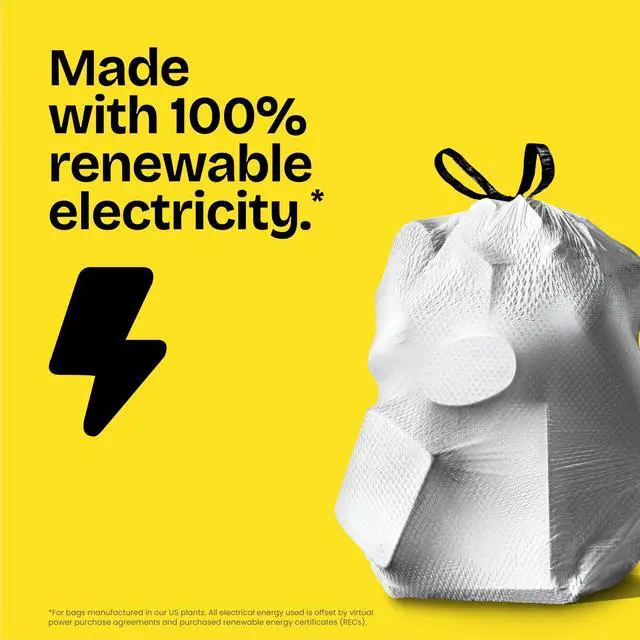 Alt view image 5 of 5 - Glad ForceFlex MaxStrength 13-Gallon Drawstring Tall Trash Bags, Gain Original Scent, 20 Bags