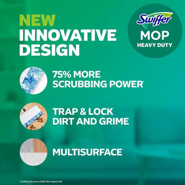 Alt view image 2 of 5 - Swiffer Mop & Go Heavy Duty Wet Refills, Unstopables, 20 Count