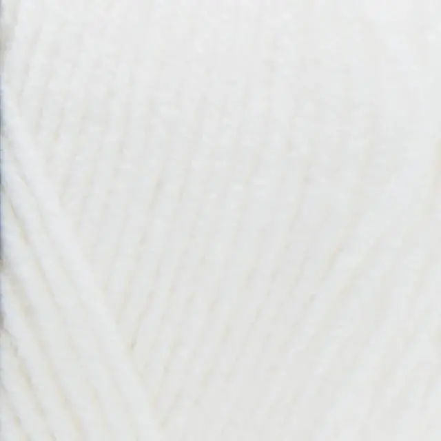 Alt view image 2 of 3 - Red Heart Super Saver® 4 Medium Acrylic Yarn, White 7oz/198g, 364 Yards