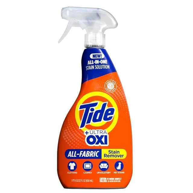 Alt view image 6 of 6 - Tide +Ultra Oxi All-Fabric Laundry Stain Remover Spray, 22 fl oz