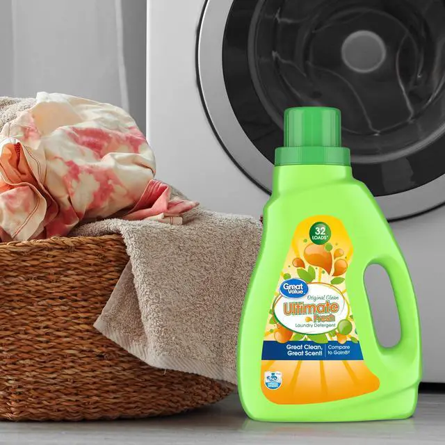 Alt view image 2 of 4 - Great Value Ultimate Fresh Laundry Detergent, Original Clean, 46 fl oz, 32 Loads